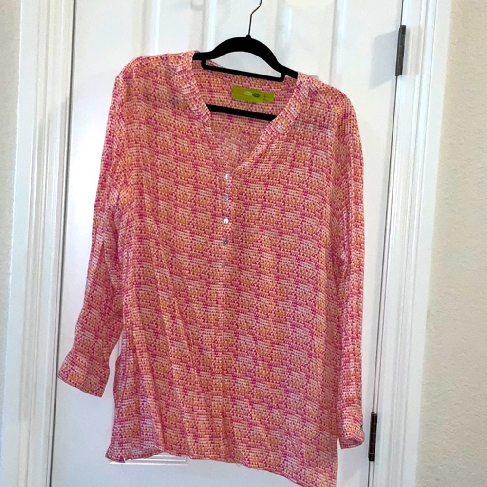 Xl rock flower, paper shirt
